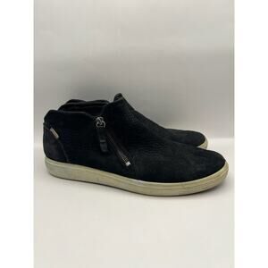 Ecco Soft 7 Low Zip Black Booties Size 41 Women Size 10 - 10.5